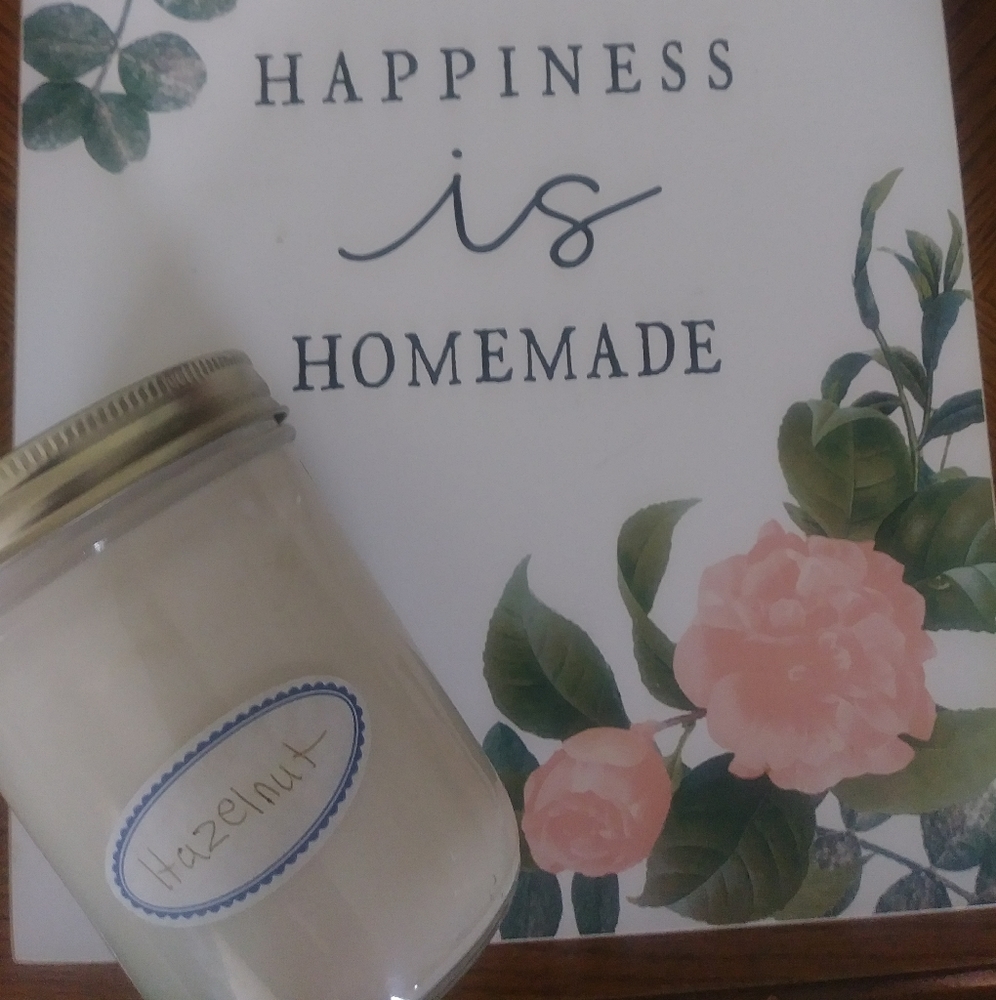 Hazelnut candles.